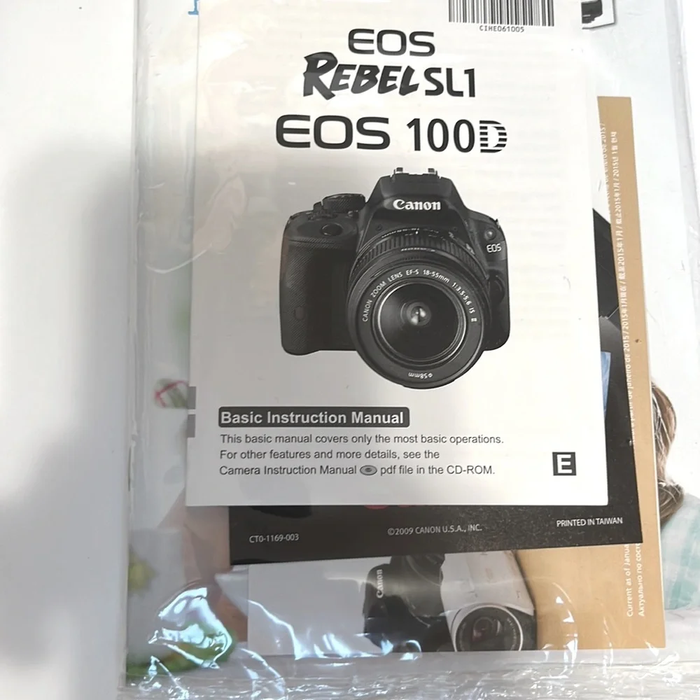 Cannon EOS Rebelsl1 whole sets